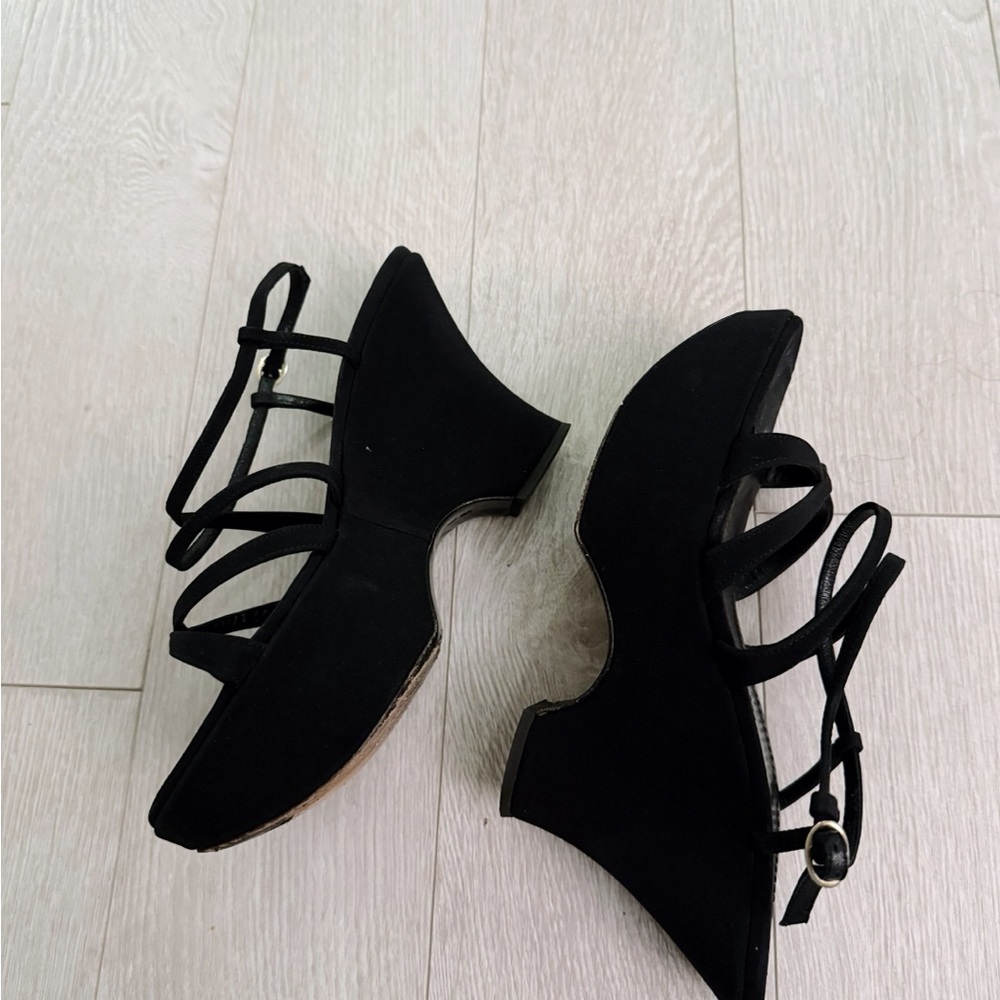 CASADEI leather block heels